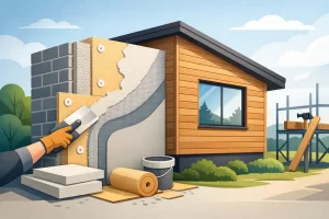 External Wall Insulation and Timber Cladding