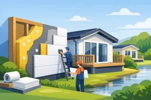Wall Insulation Cladding External for Park Homes