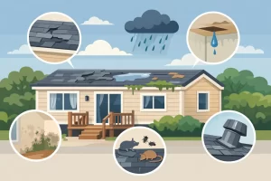 7 Signs of Park Home Roof Damage to Watch For