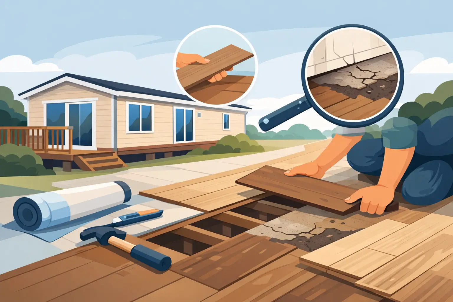 Can Park Home Floors Be Replaced? What to Know