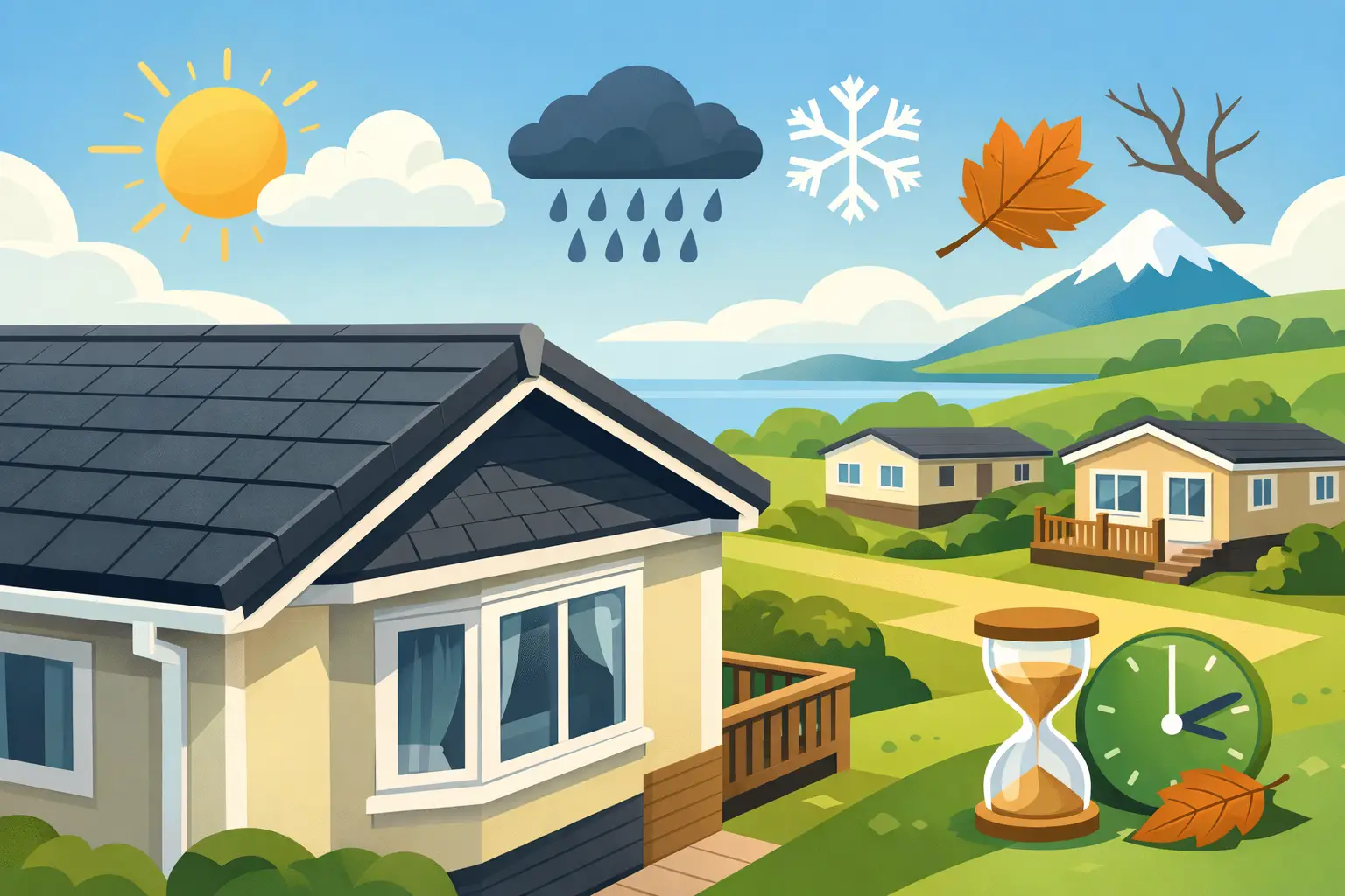 How Long Does Park Home Roofing Last in the UK?