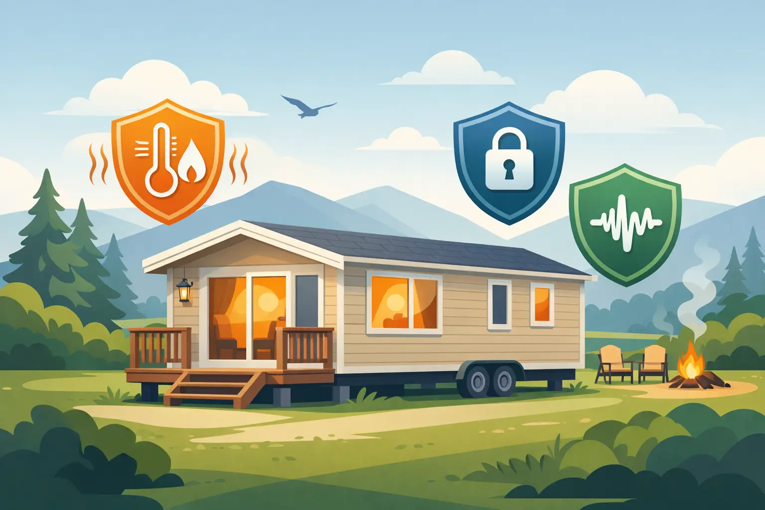 How Static Homes Stay Warm, Safe and Sound