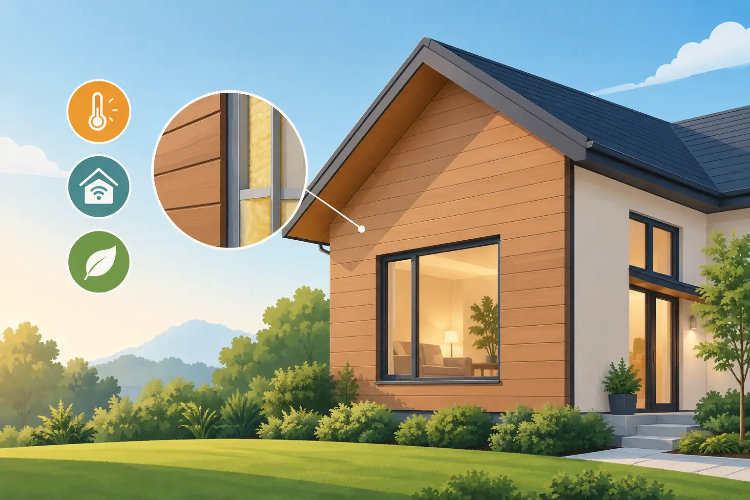 Static Cladding for a Warmer, Smarter Home