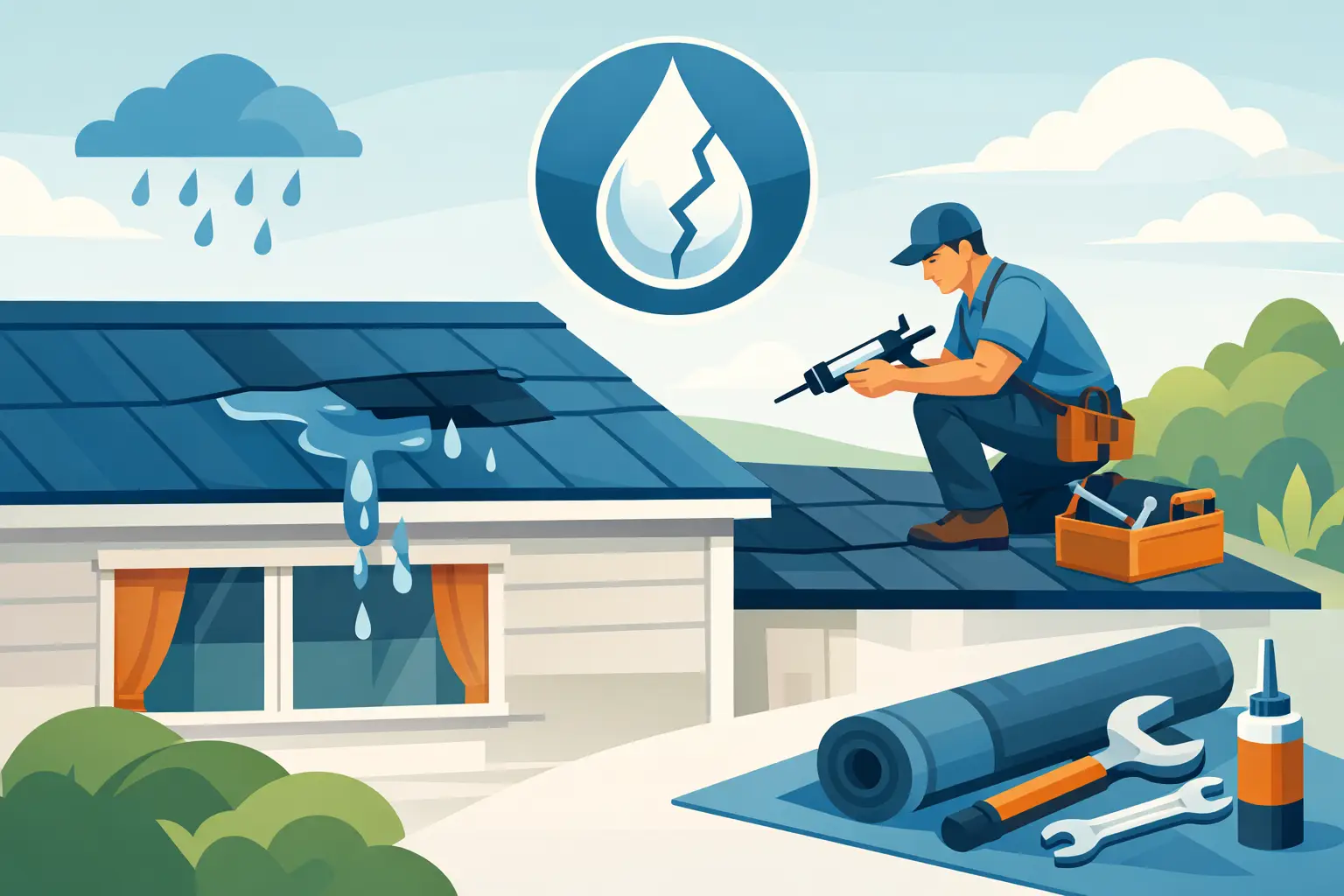 Static Home Roof Leaks and How to Repair Them