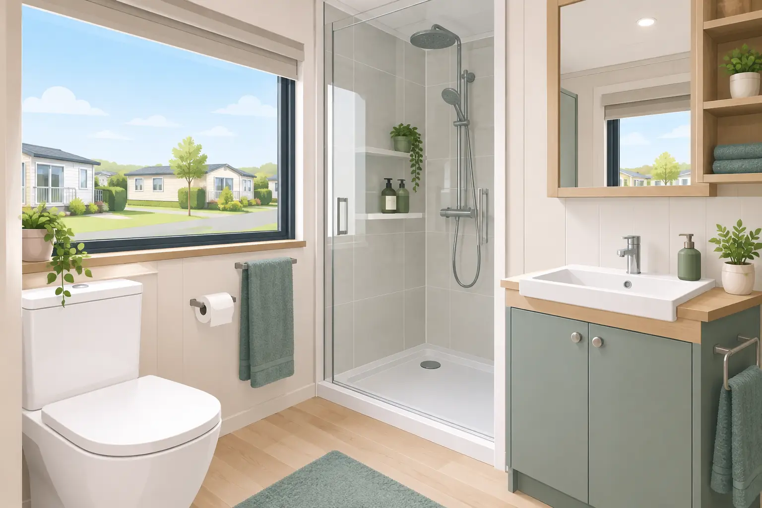 Best Bathroom Ideas for Park Homes That Work
