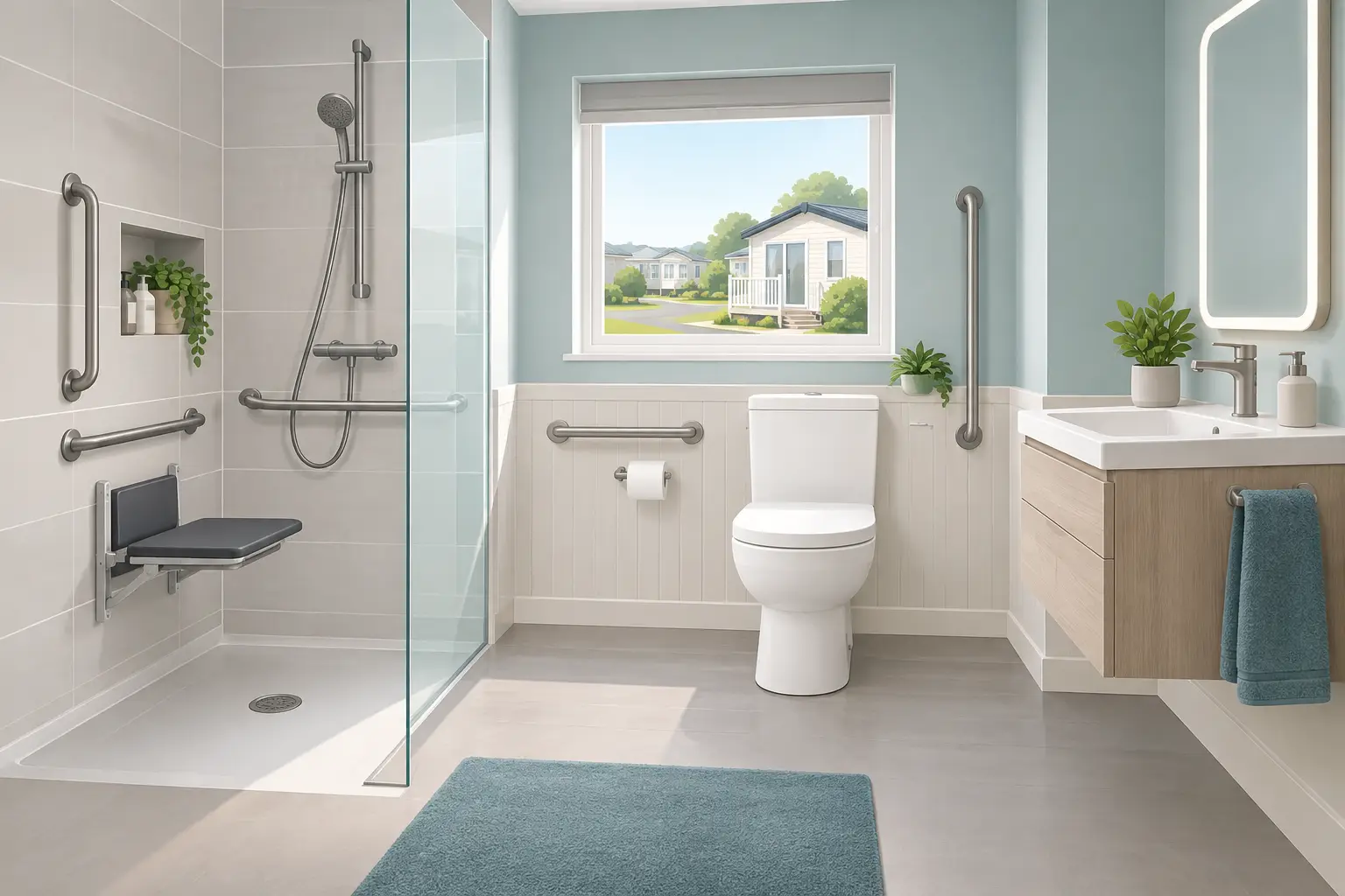 Top Bathroom Accessibility Adaptations for Park Homes